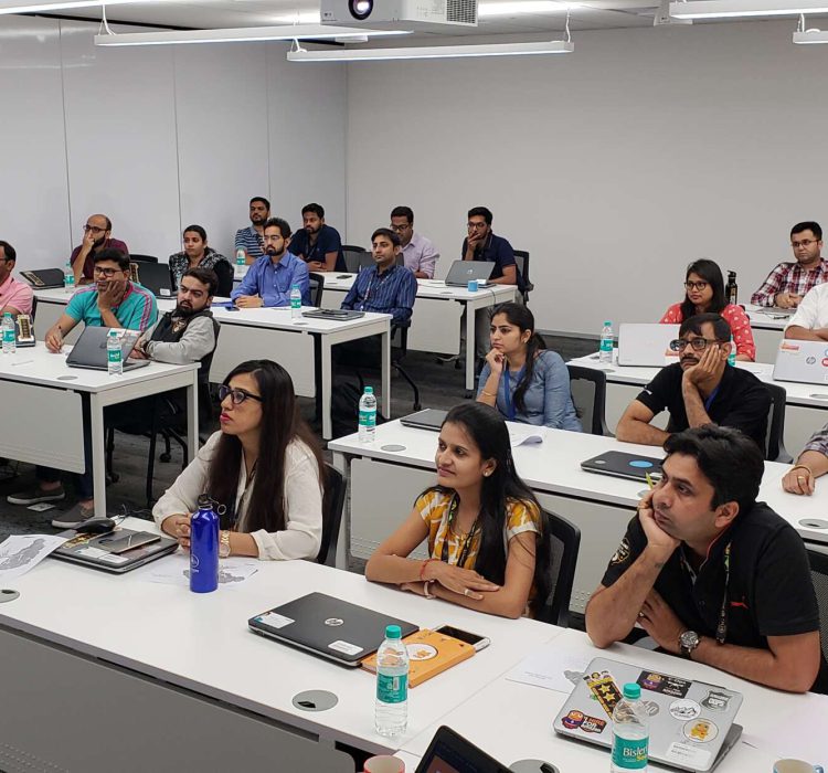 Jonathan’s “Inclusive Hiring” class participants from Amazon in Pune, India in 2018
